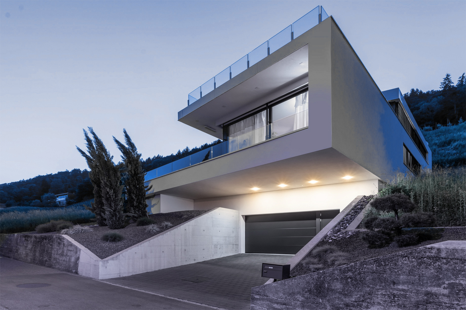 Family house with garden